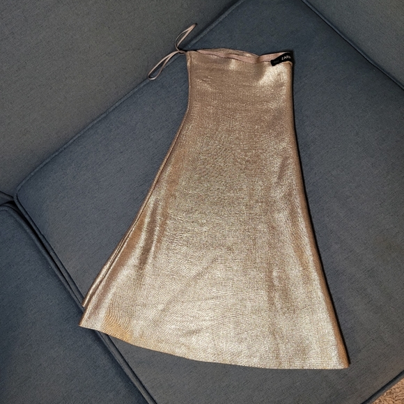 Zara Metallic Knit Mini - Picture 5 of 8